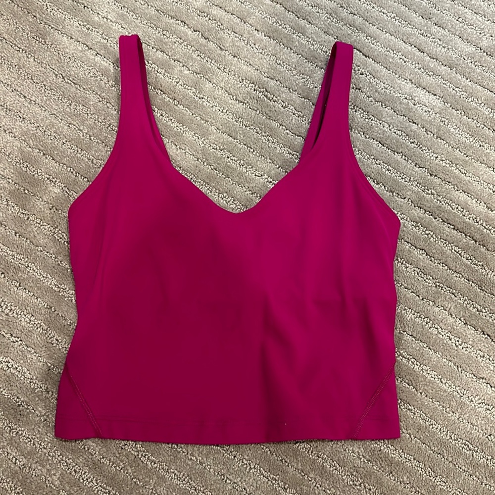 Lululemon Align Tank Top in the color Wild Berry!